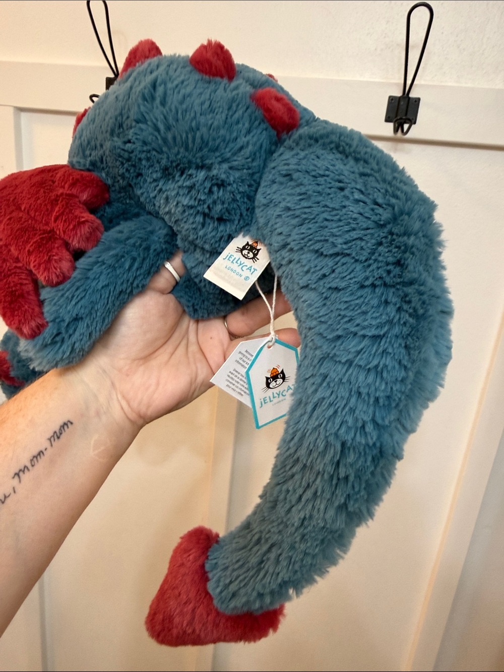 JELLYCAT Dexter Dragon Plush - Picture 5 of 5